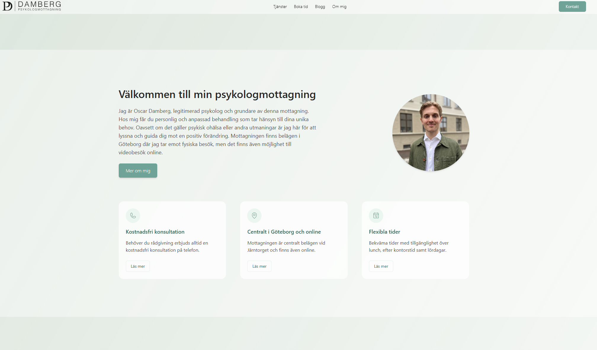 Projekt: Damberg Psykologmottagning